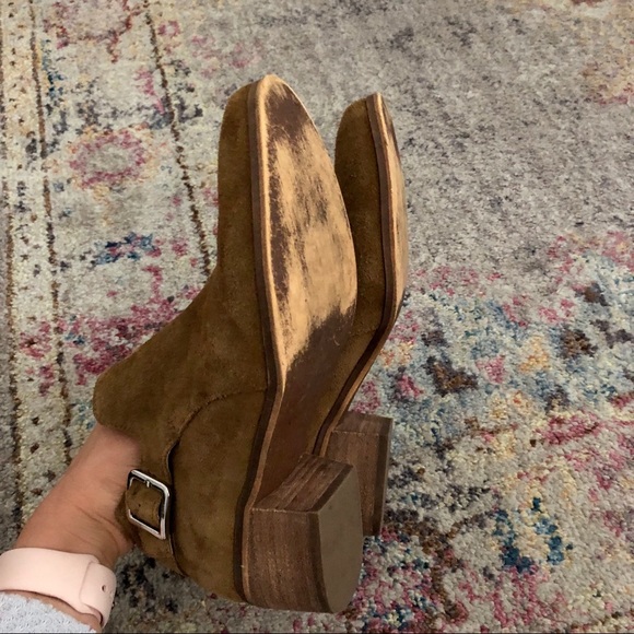 Susina Tan Leather Booties - Picture 4 of 5